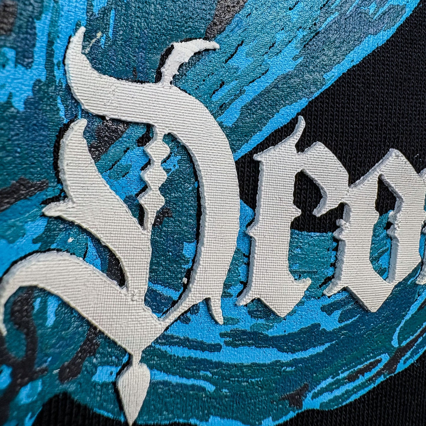 Khaaki Oversized T Shirt - Drowned in Darkness