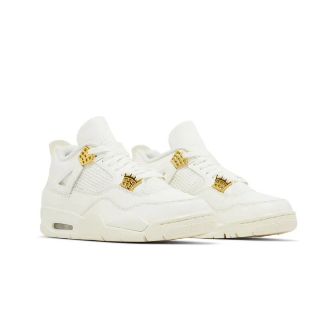 Jordan 4 Retro Metallic Gold (Women's)