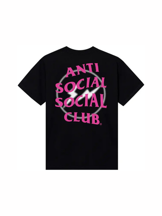 Anti Social Social Club x Fragment Half Tone Tee Black and Pink