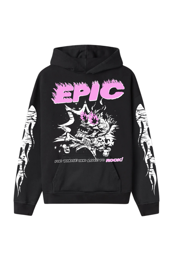 EPIC Black Hoodie 'Starstruck' - reference