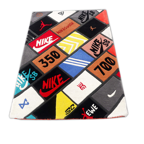 Sneaker Box Rug by Noche - reference