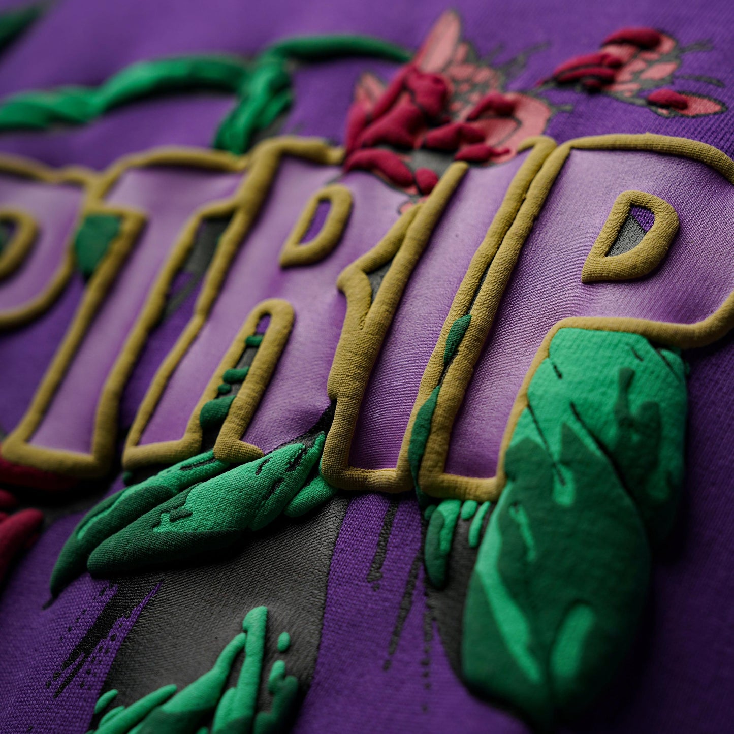 DripTrip Oversized T-Shirt - Feathers and Petals