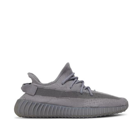 Side view of Adidas Yeezy 350 V2 Steel Grey