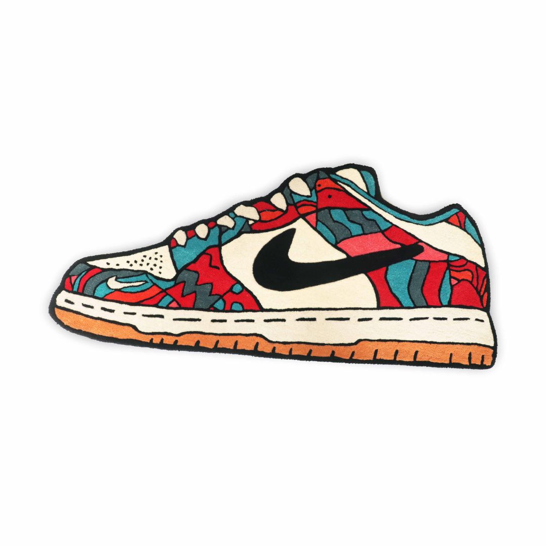 Nike SB Parra Dunk Low Pro Abstract Art Rug by Noche