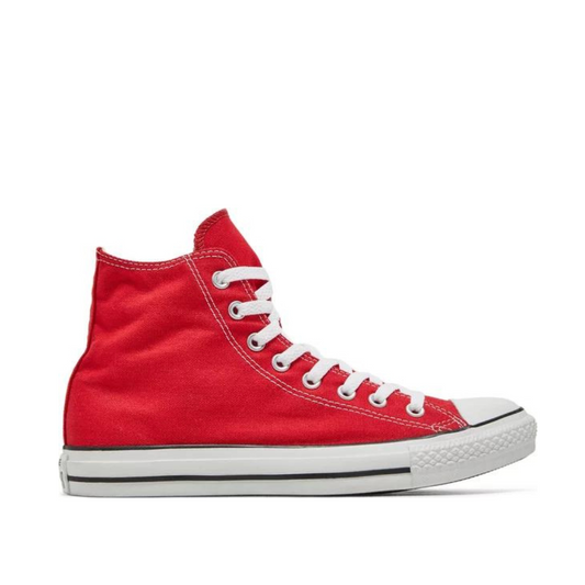 Side view of Converse Chuck High -Red