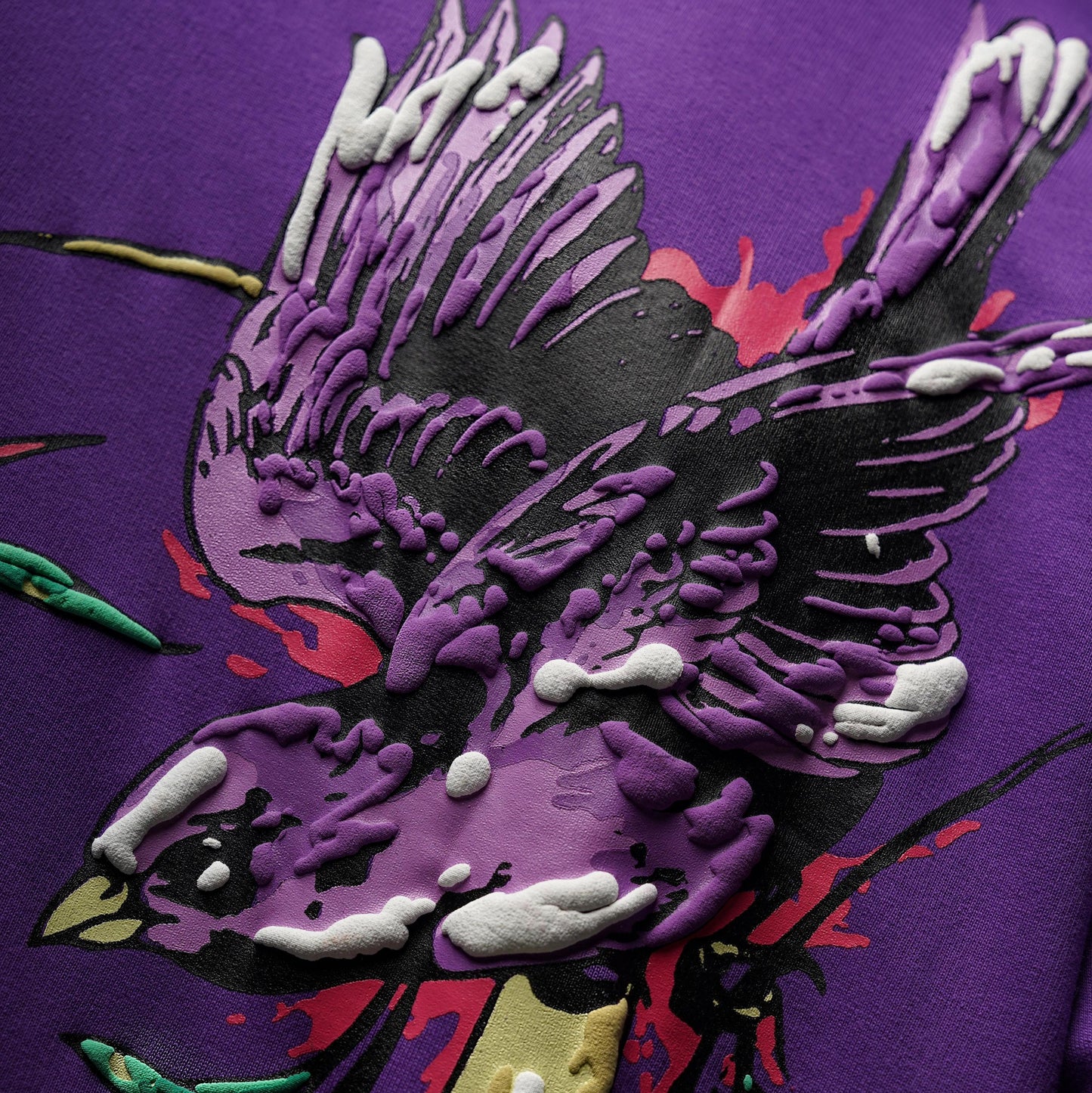 DripTrip Oversized T-Shirt - Feathers and Petals