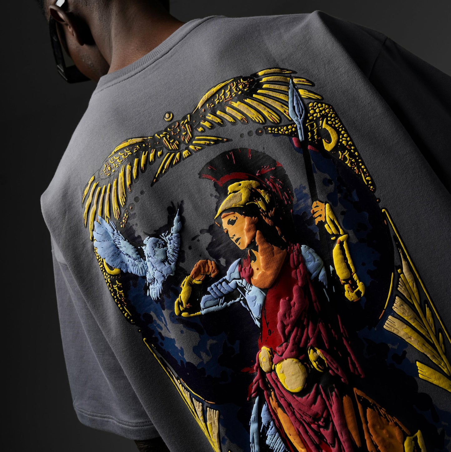 DripTrip Oversized T-Shirt - Goddess of Wisdom
