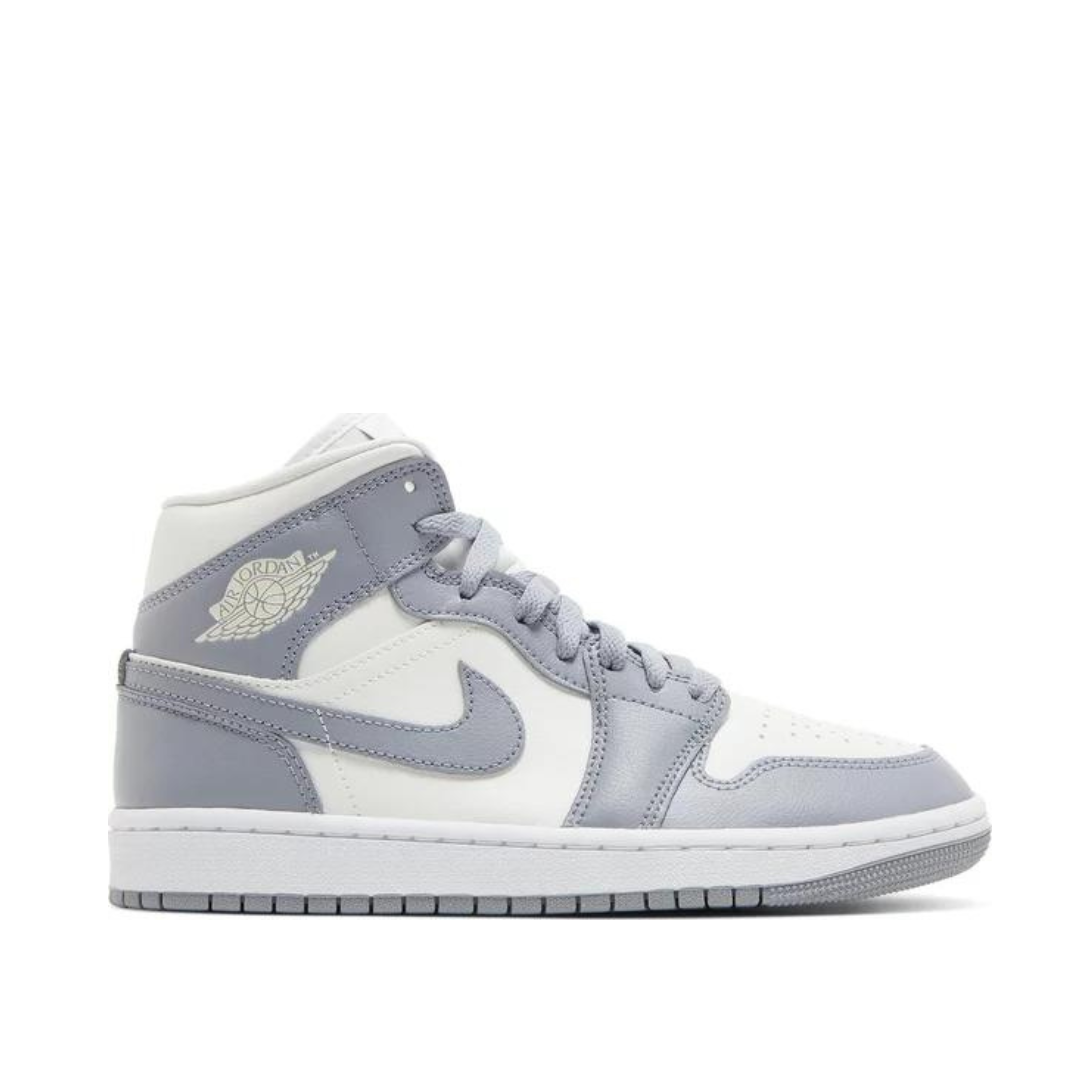 Side view of Air Jordan 1 Mid Stealth