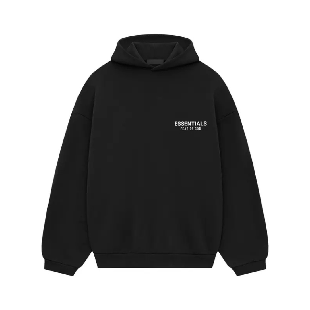Fear of God Essentials Hoodie FW24 Black Heather