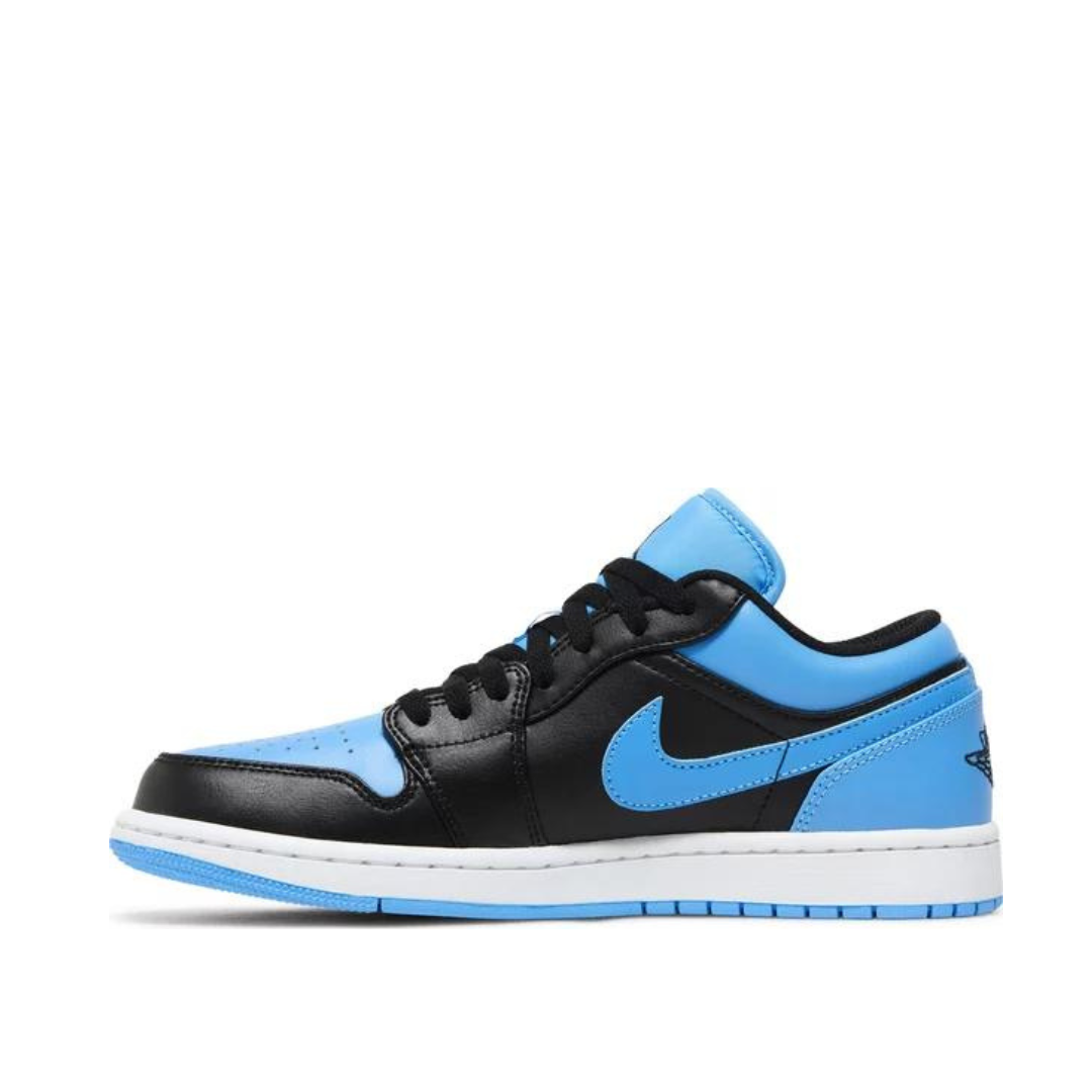 Alternate side view of Air Jordan 1 Low University Blue