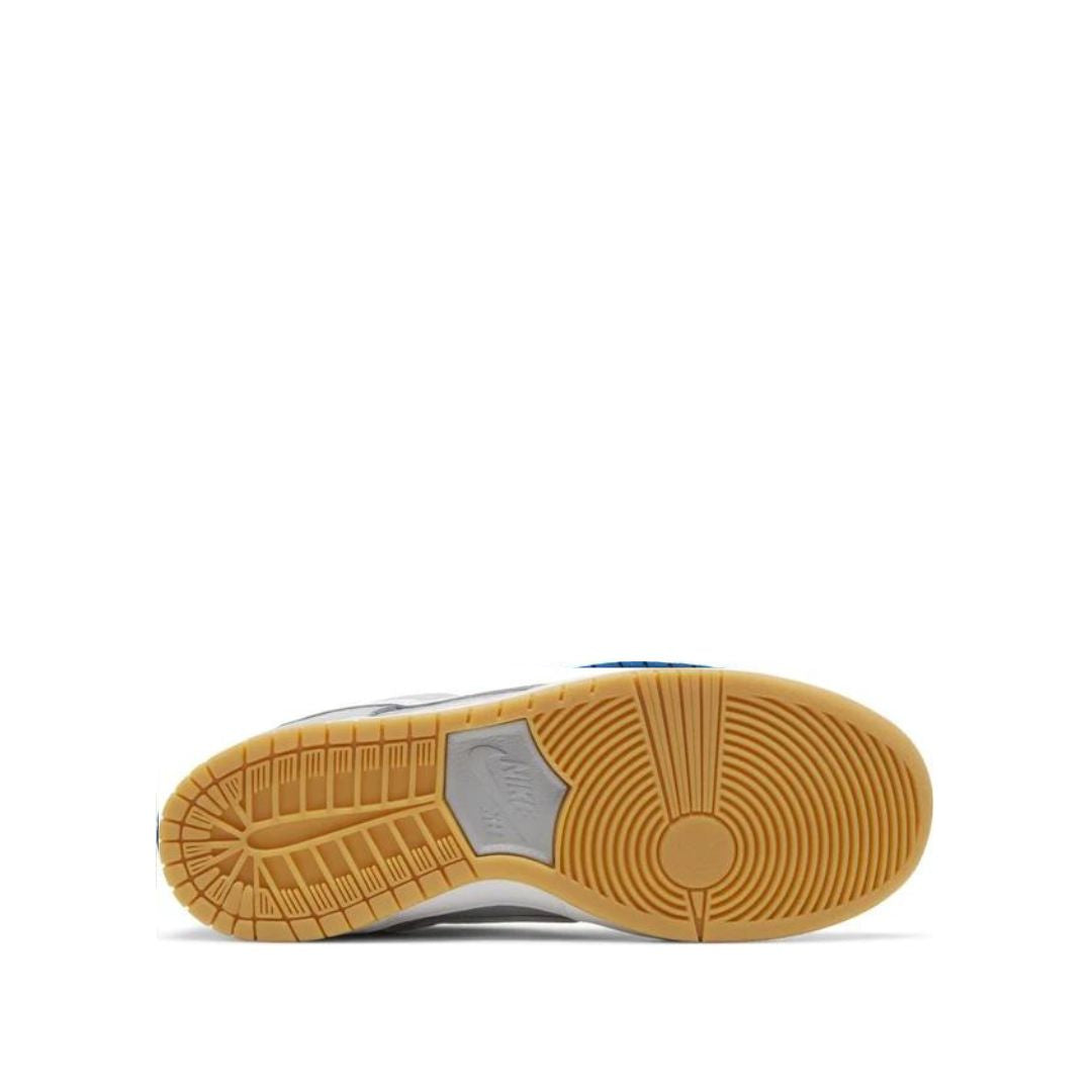 bottom view of Nike Dunk Low Pro ISO SB 'Wolf Grey Gum'