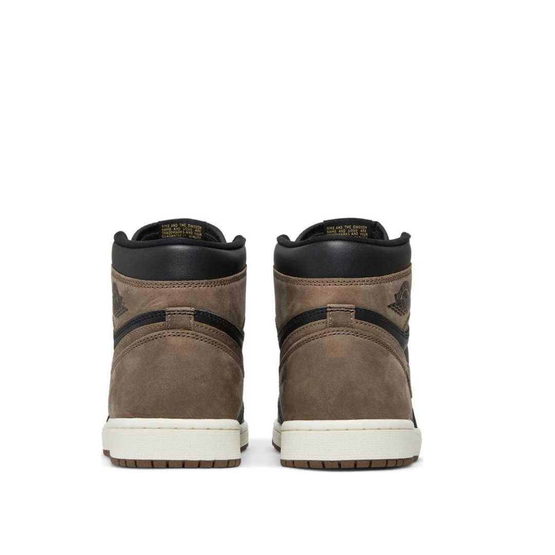 Back heel view of Air Jordan 1 Retro High OG 'Palomino'