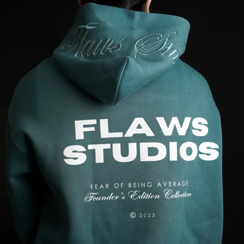 Founders Edition Green Hoodie Oversized