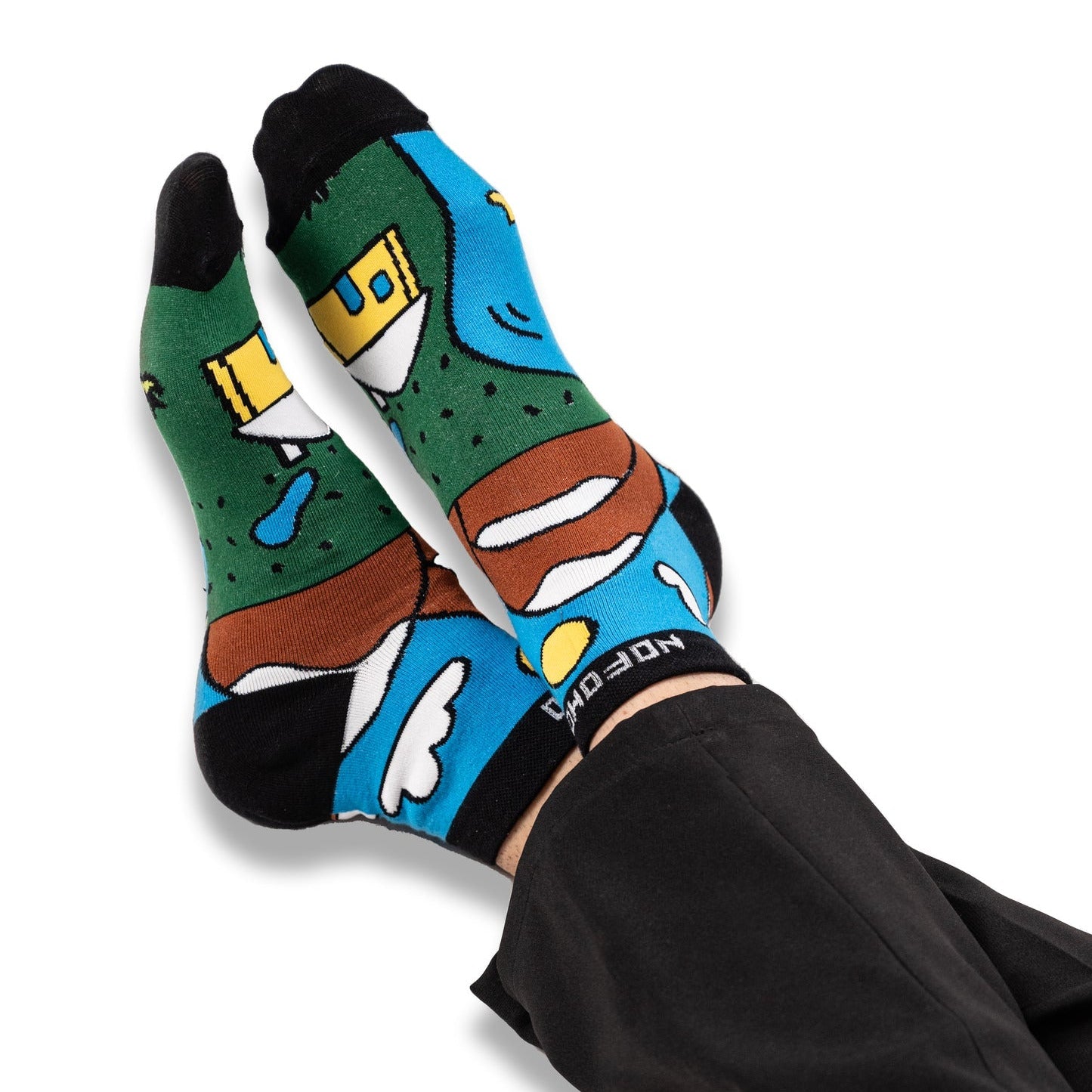 NoFoMo Short Crew Length Socks Art Class