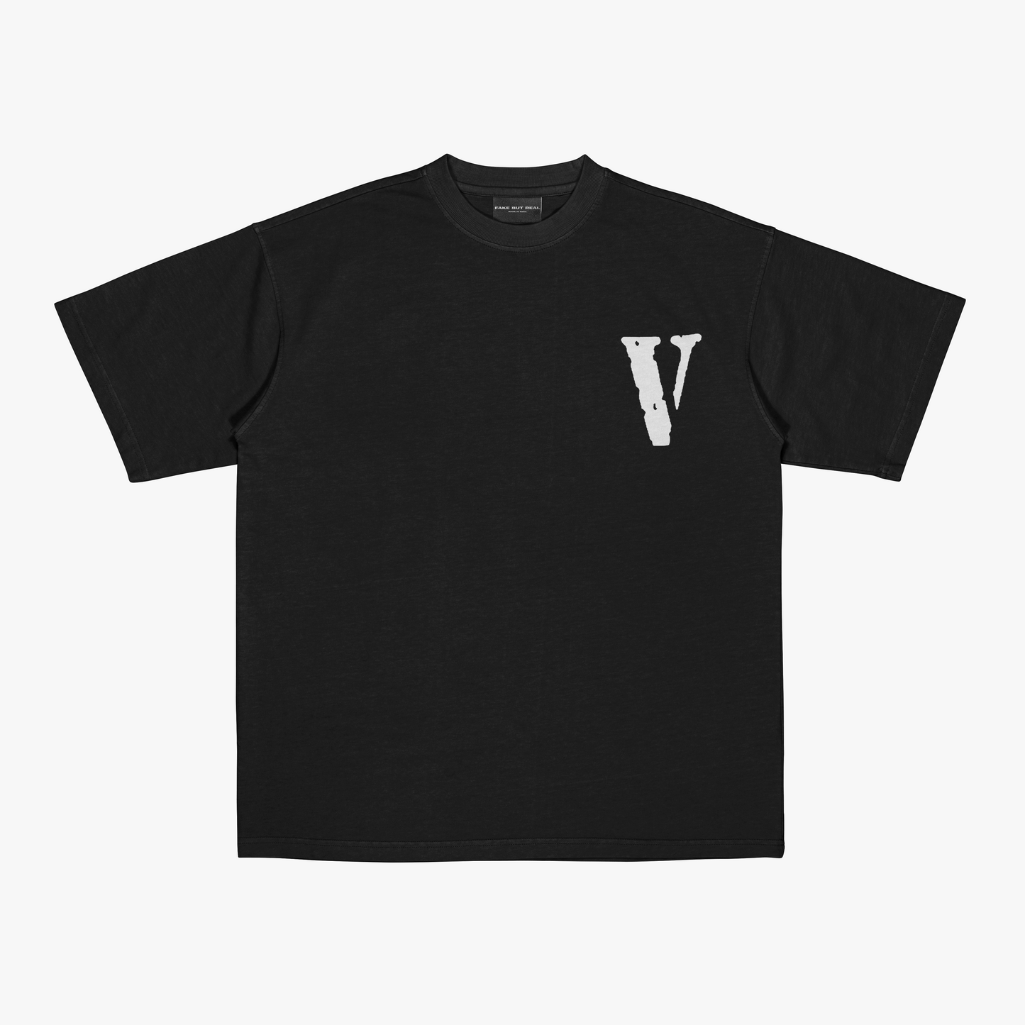 FakeButReal IF Chromehearts x VLONE Collab Black T-shirt