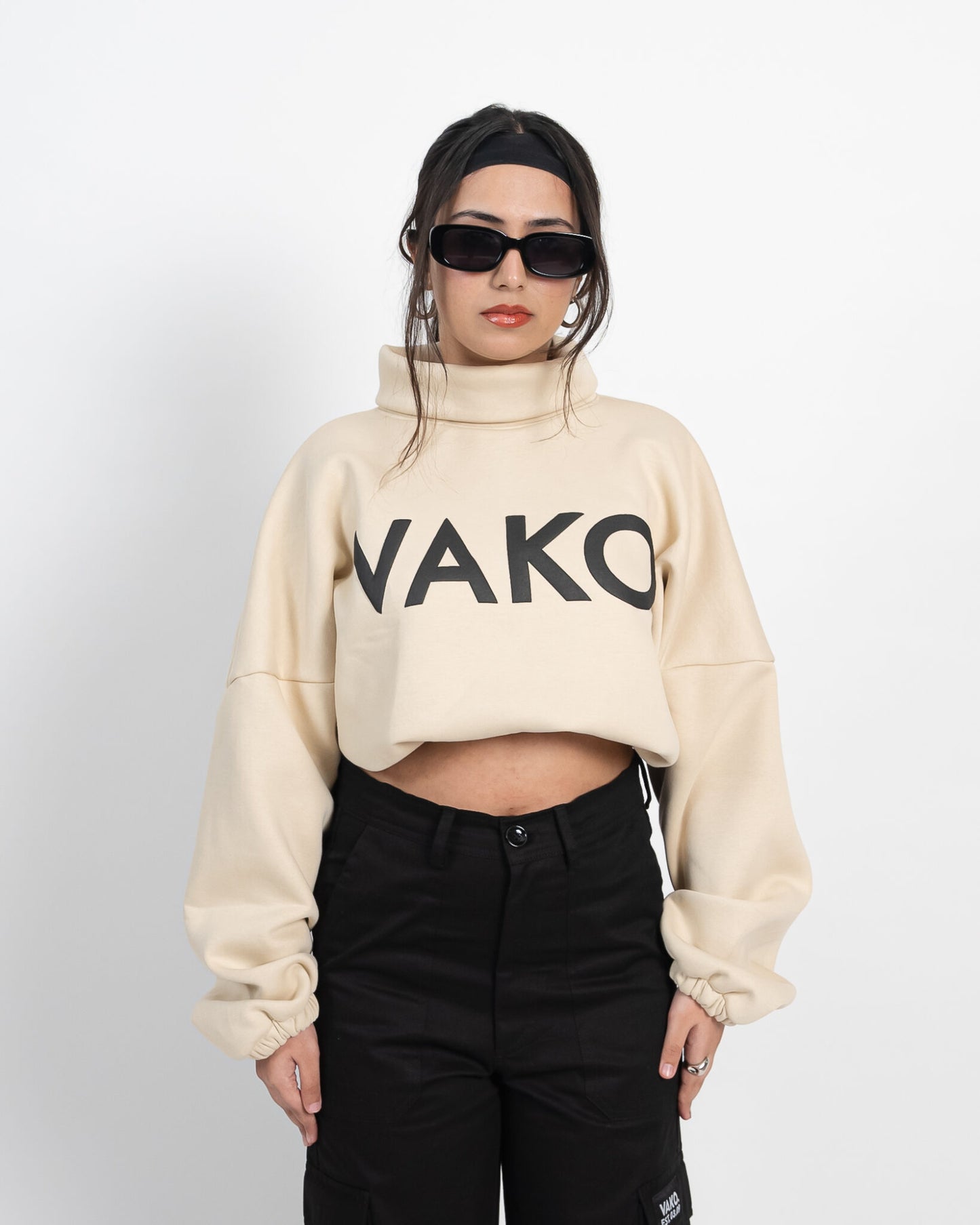 Pop Over Crop Sweatshirt