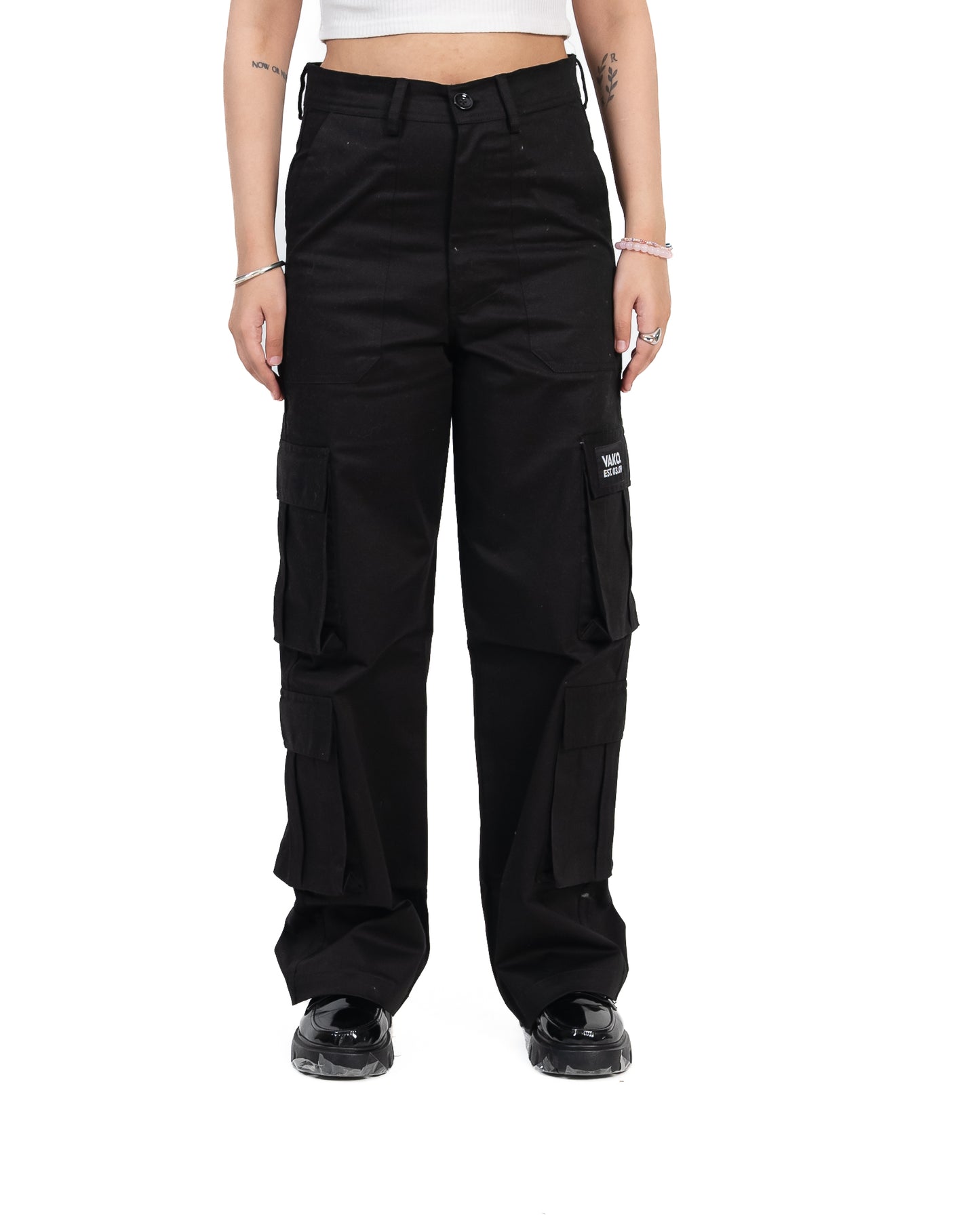 Vako Unisex Black Utility Cargo