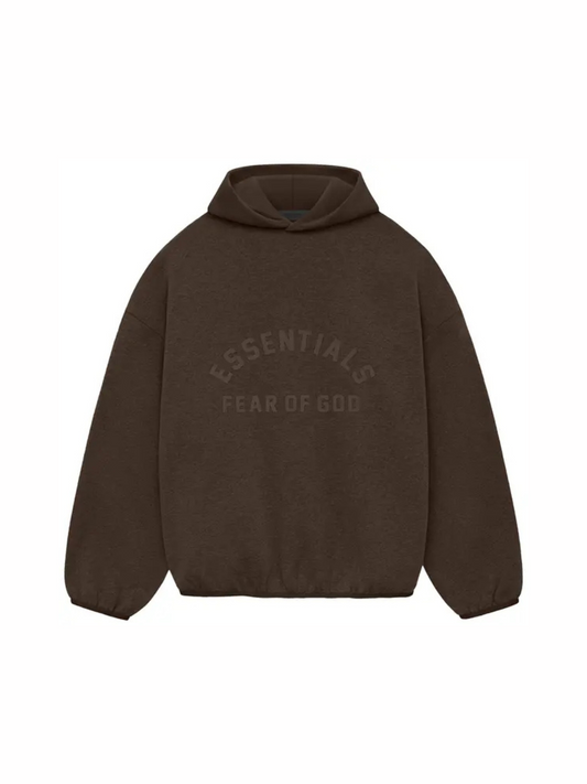 Fear of God Essentials Nylon Fleece Hoodie SS24 Heather Wood