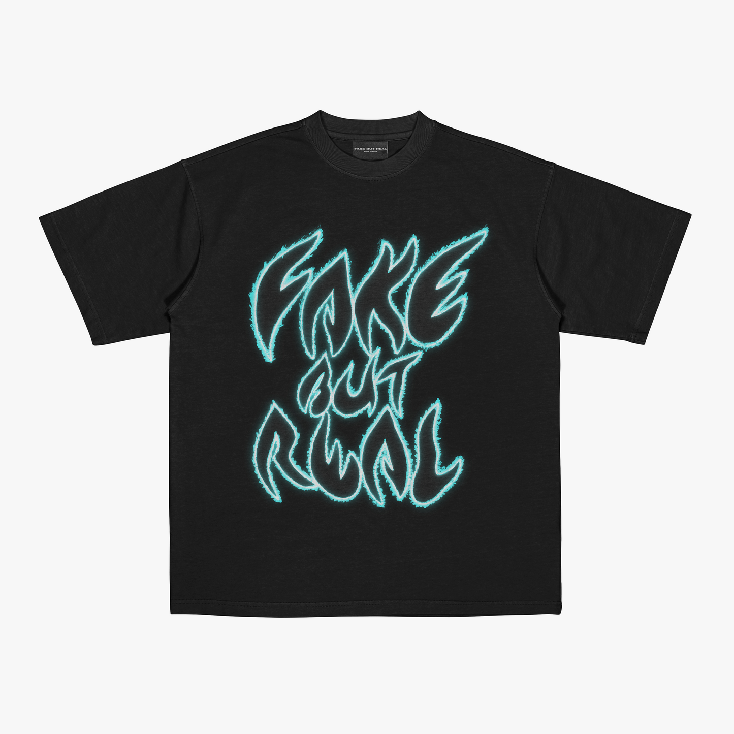 FakeButReal Life After Death Black Oversize T-Shirt