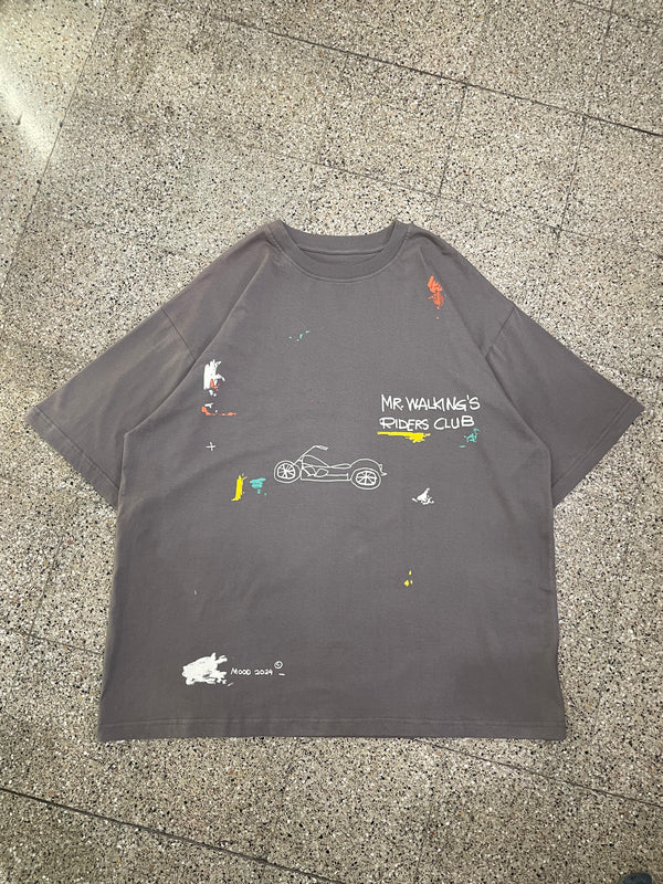 Jaywalking Oversized Brown T-Shirt - Rider's Club