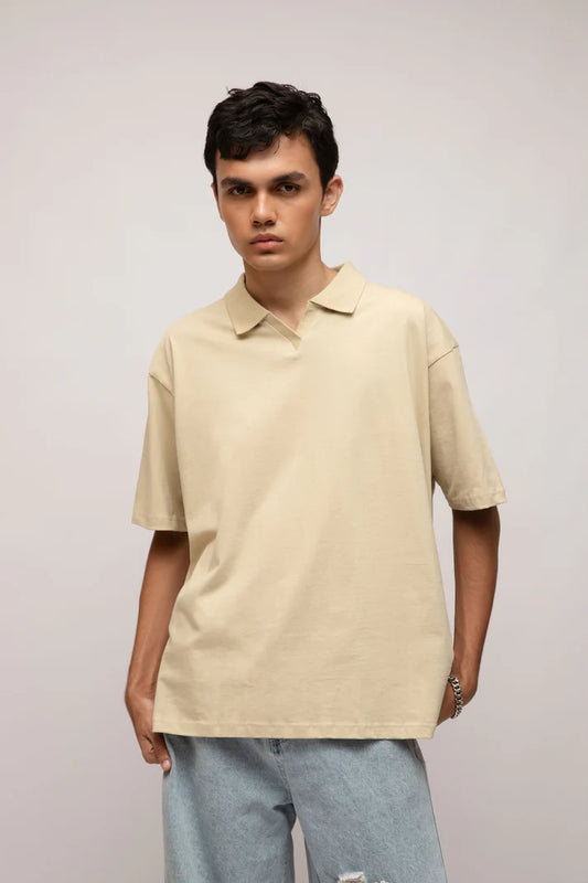 WalaWali Nothing Changes Tidal Foam Polo T-Shirt