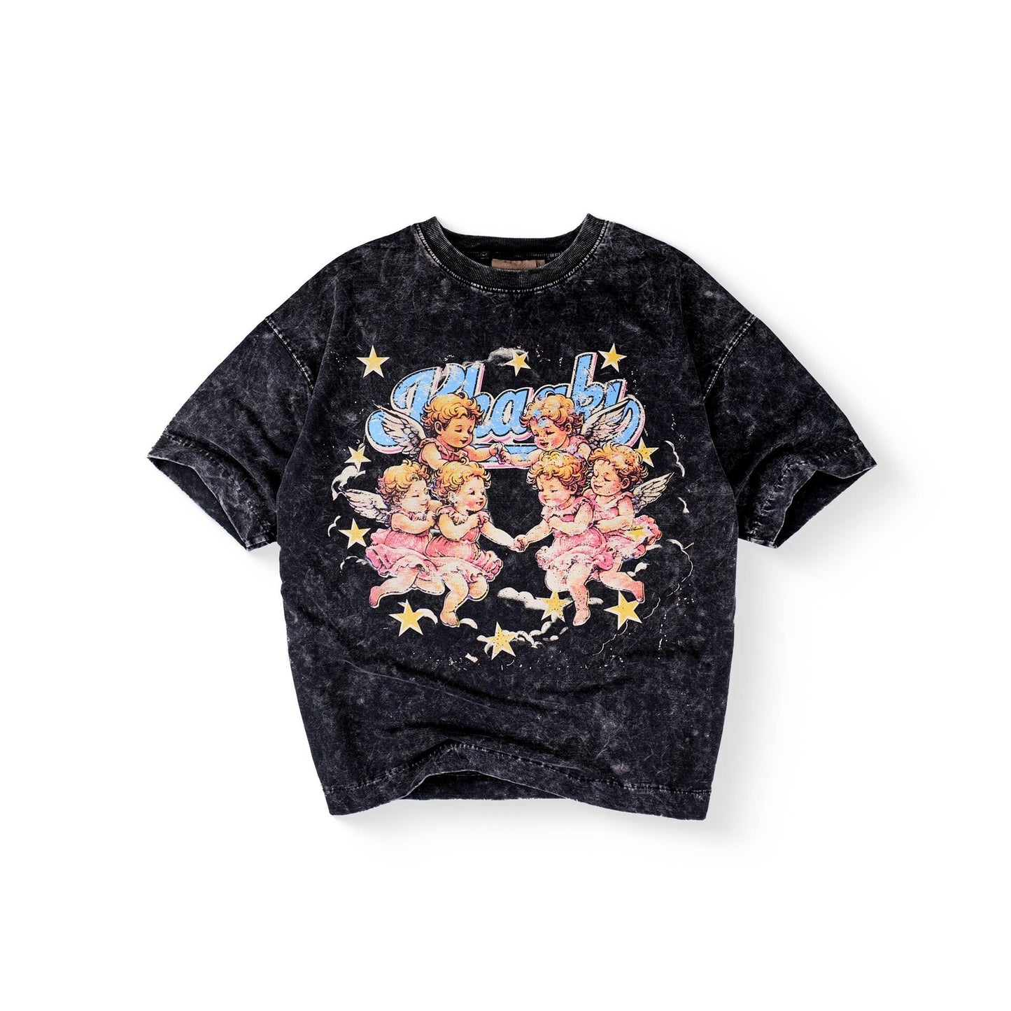 Khaaki Oversized Black Washed - Angels