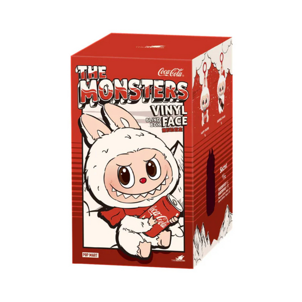 Pop Mart Labubu The Monsters Coca Cola Series Vinyl Face (PACK OF 1) - reference