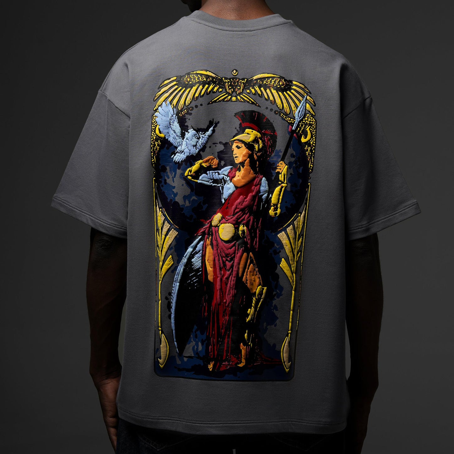 DripTrip Oversized T-Shirt - Goddess of Wisdom