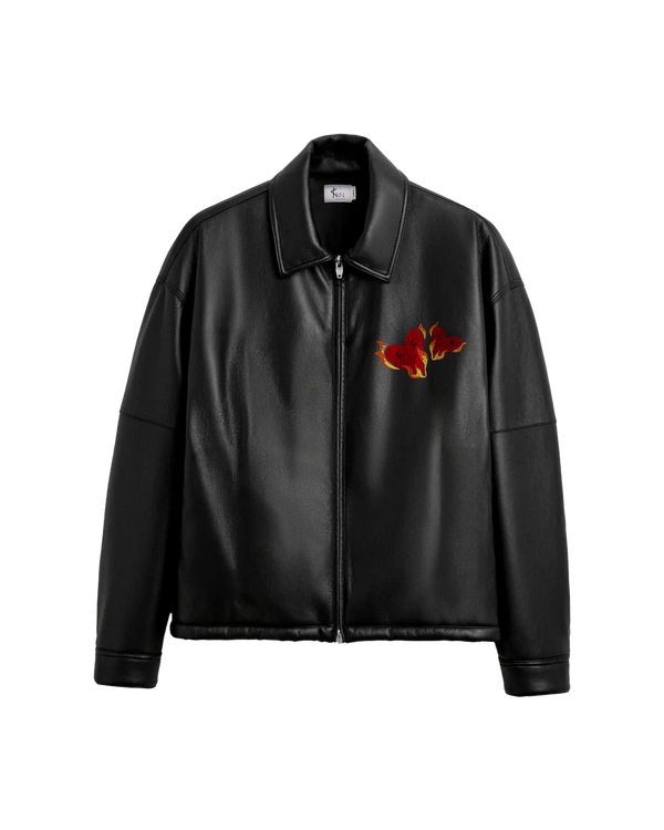 KNN Calcutta Leather Jacket Twin Flames - reference
