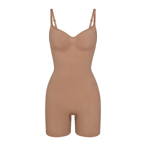 Skims Seamless Sculpt Mid Thigh Bodysuit Sienna - reference
