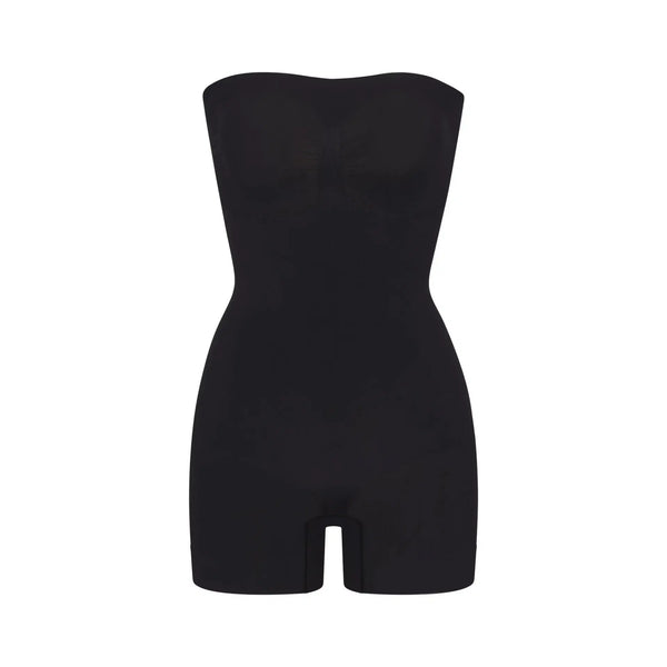 Skims Seamless Sculpt Strapless Shortie Bodysuit Onyx - reference