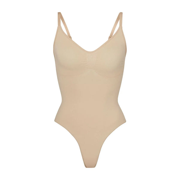 Skims Seamless Sculpt Thong Bodysuit Mica - reference
