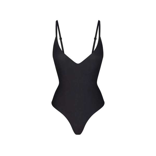 Skims Body Push-Up Thongs Bodysuit Onyx - reference