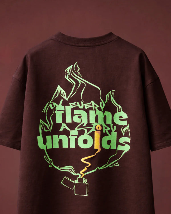 RYVE Oversized T-Shirt Brown - Kindled - reference