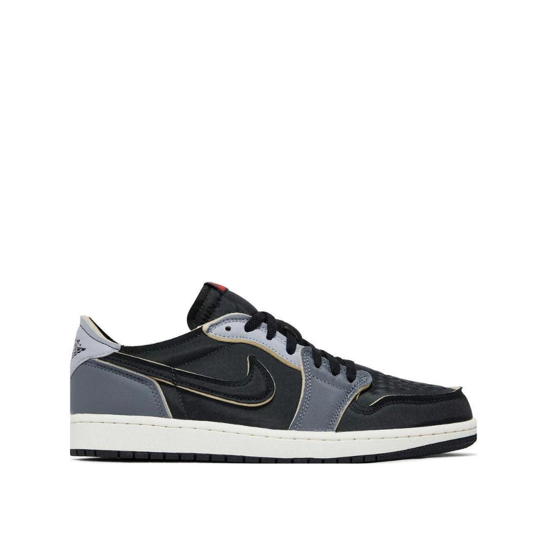 Side view of Air Jordan 1 Retro Low OG EX 'Dark Smoke Grey'