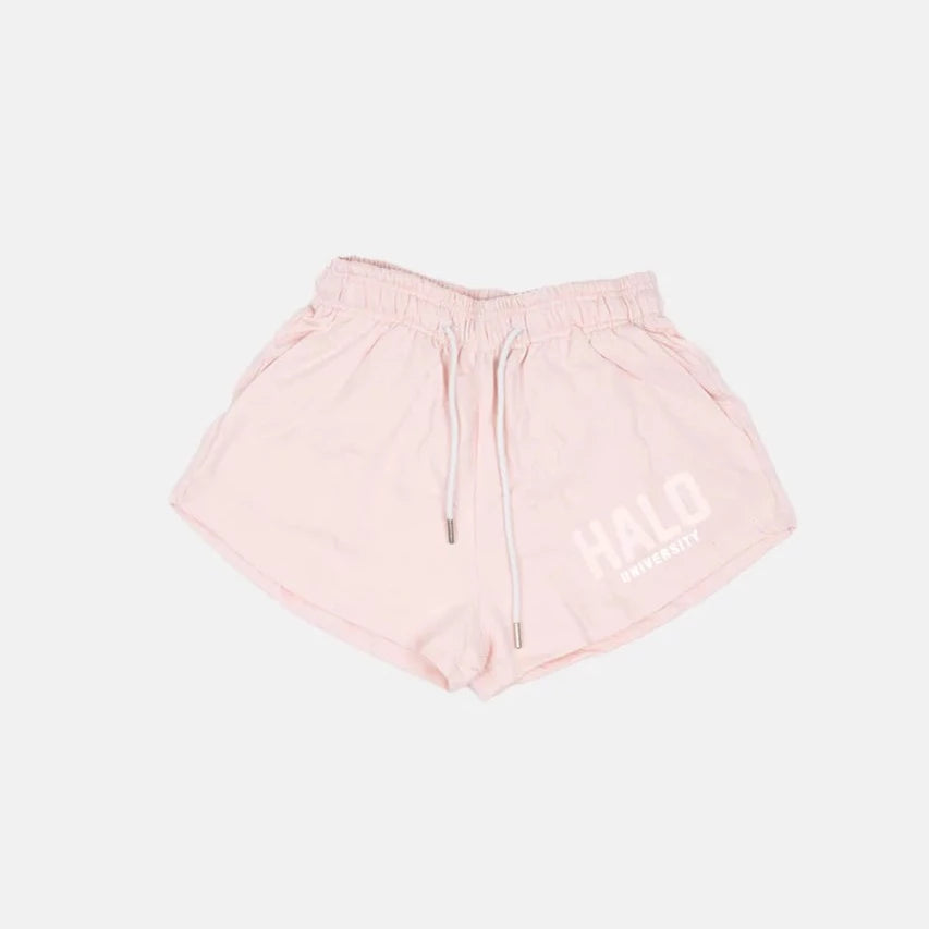 Halo Effect University Sweat Shorts - Marshmallow Pink (Women's)