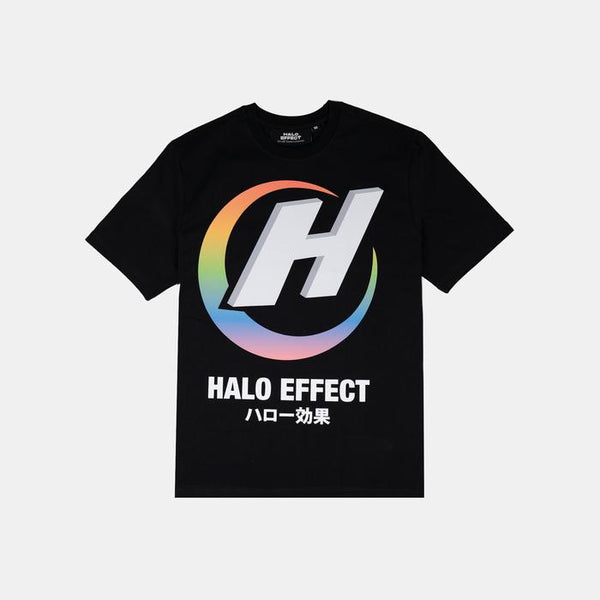 Halo Effect Unisex Symbol Gradient Black T-Shirt - reference
