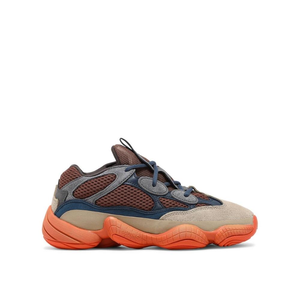 side view of Adidas Yeezy 500 Enflame; right pair