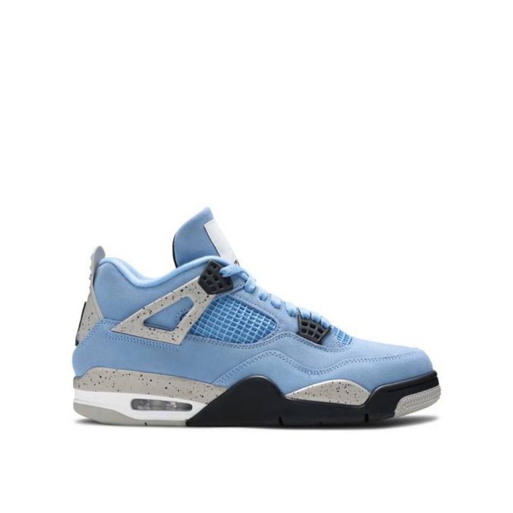 Side view of Air Jordan 4 University Blue