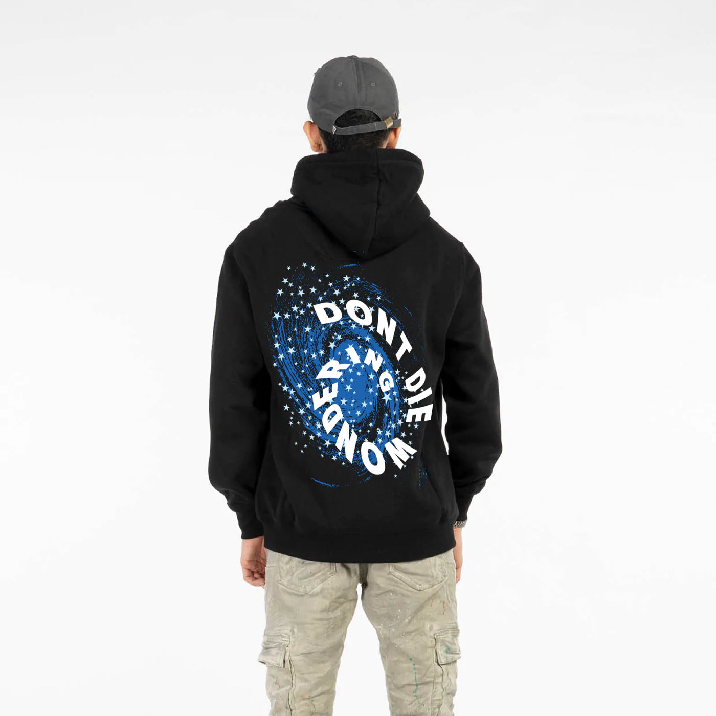 Halo Effect Men's 'Don't Die Wondering' Black Hoodie