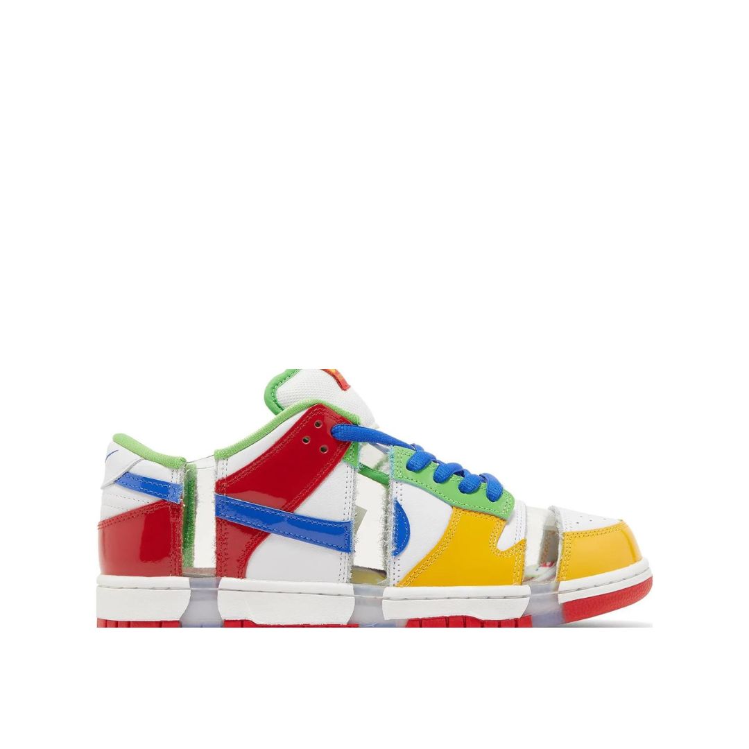 side view of Nike Dunk Low SB 'Sandy Bodecker'/EBAY; right pair