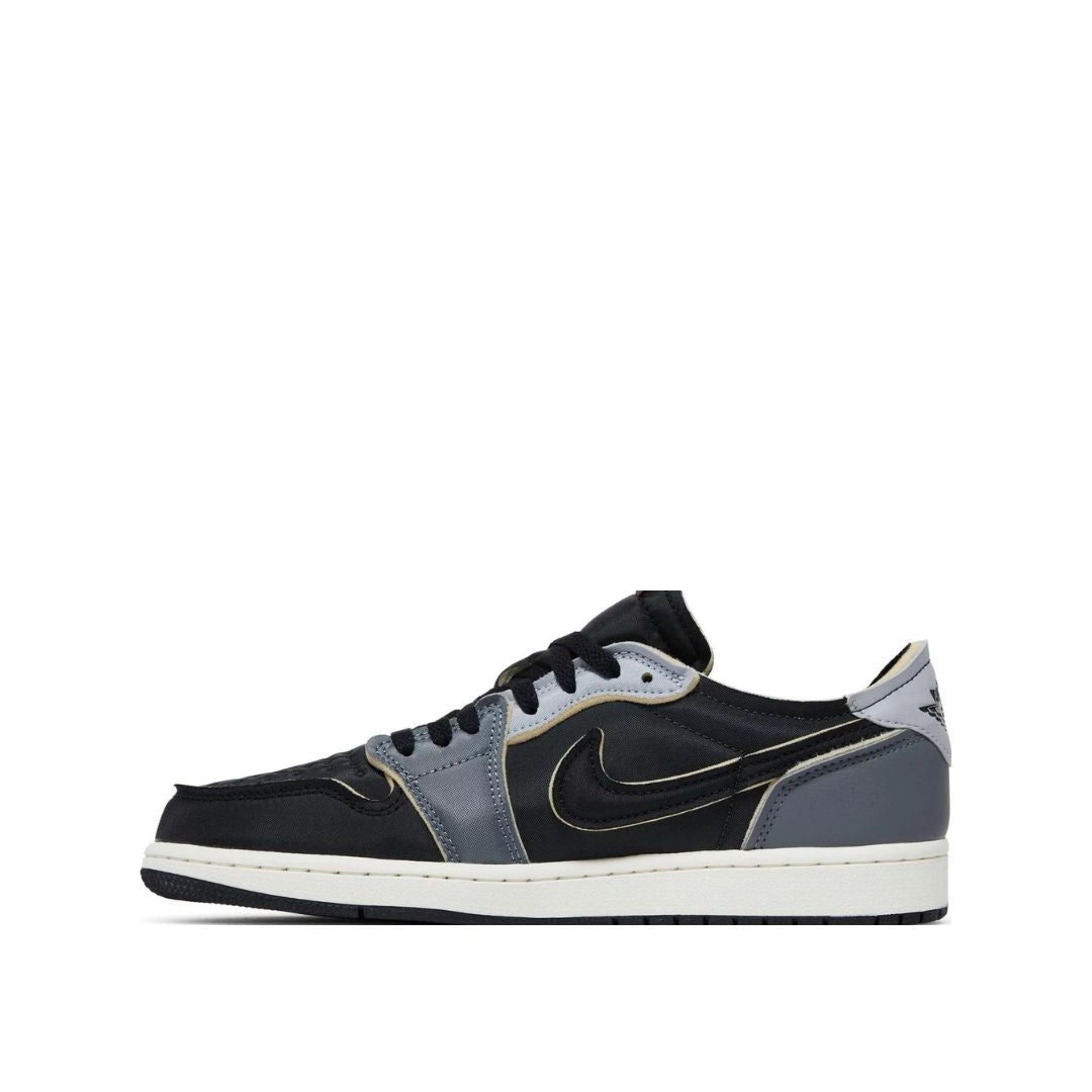 Alternate side view of Air Jordan 1 Retro Low OG EX 'Dark Smoke Grey'