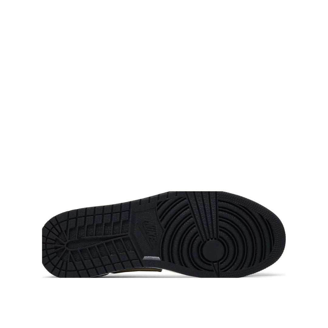 Bottom sole view of Air Jordan 1 Retro Low OG EX 'Dark Smoke Grey'