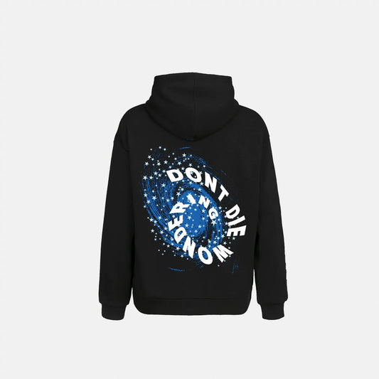 Halo Effect Men's 'Don't Die Wondering' Black Hoodie