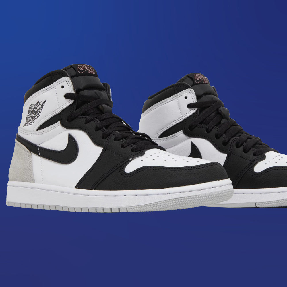 Angled view of Air Jordan 1 High Stage Haze