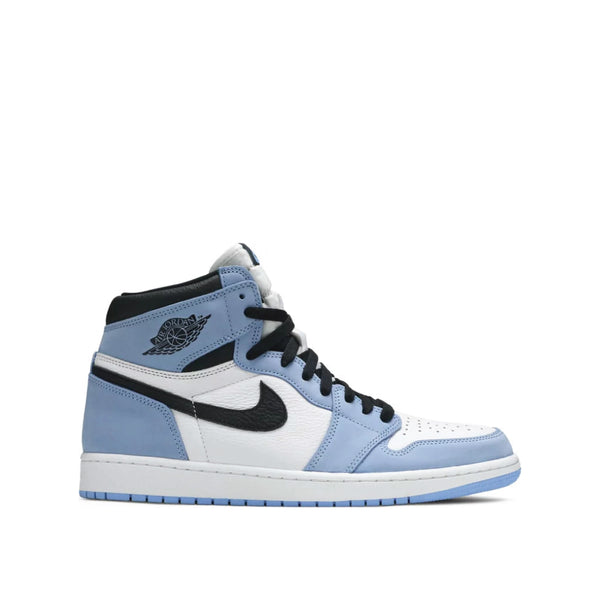 Side view of Air Jordan 1 High University Blue - reference