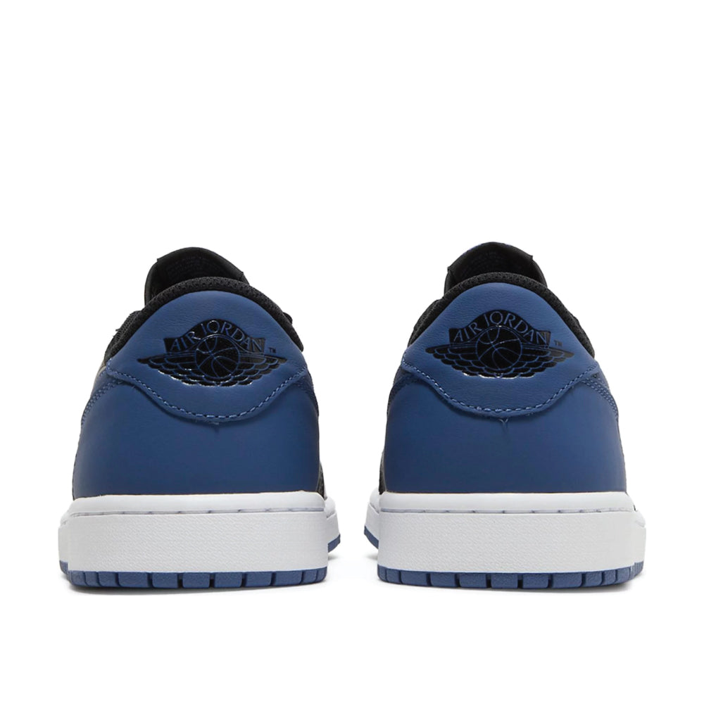 Back view of Air Jordan 1 Low Mystic Navy
