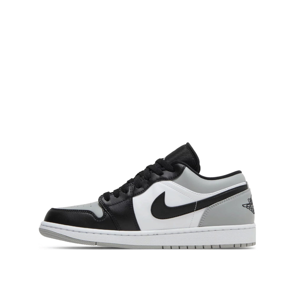 Side view leftside of Air Jordan 1 Low 'Shadow Toe'