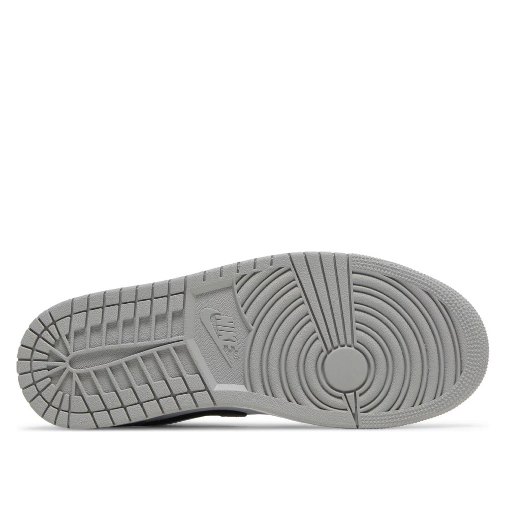 Bottom sole view of Air Jordan 1 Low 'Shadow Toe'