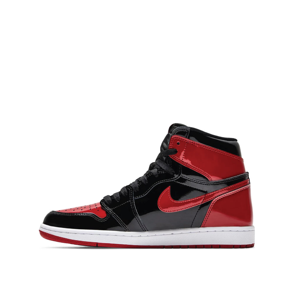 Alternate side view of Air Jordan 1 Retro High OG 'Patent Bred'